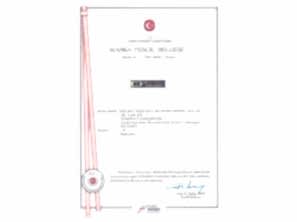 Marka Tescil Belgesi